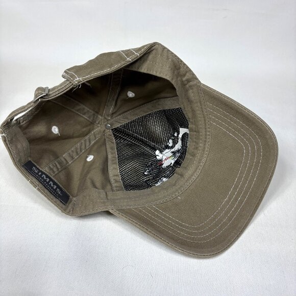 Simms Fishing Gorge Fly Shop Hood River Oregon Embroidered Strapback Cap Hat - Picture 6 of 7